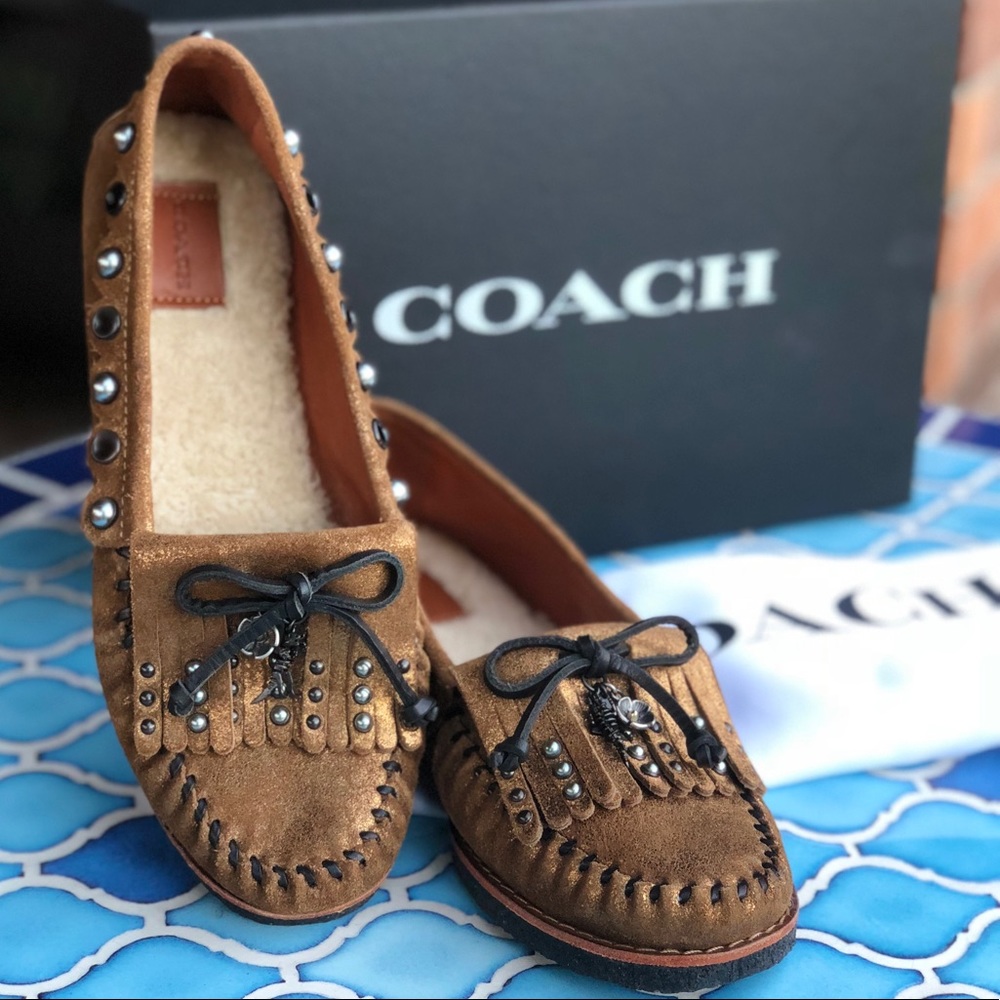 Coach Fur Moccasin T-Rex 🦖